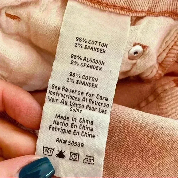 STS Blue Acid Pink Denim Distressed Skinny Jeans Size 5 - Picture 14 of 15